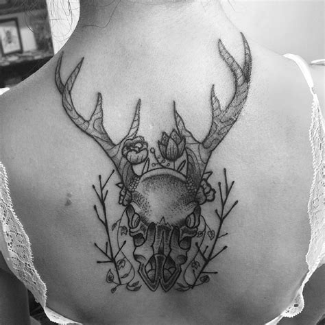 20 Cool Deer Skull Tattoos Youll Adore