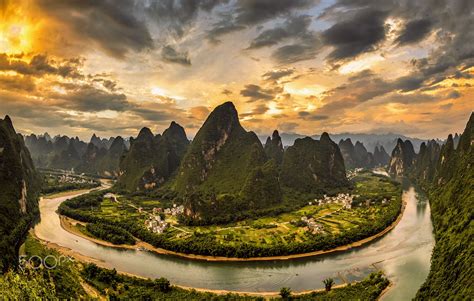 Xianggong Hillguilin China China Landscape Natural Wonders Guilin