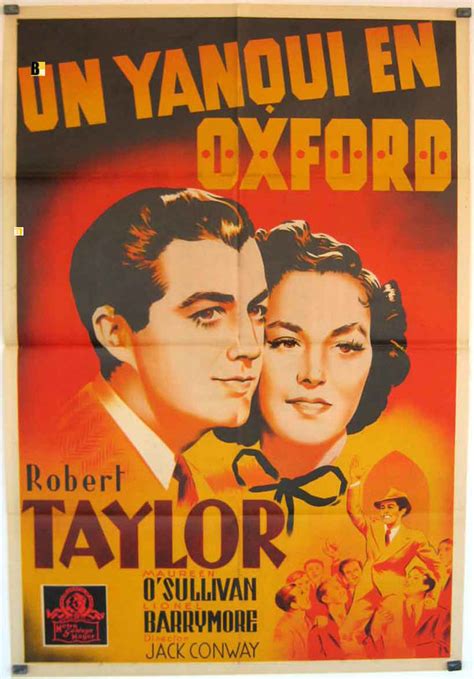 Yanqui En Oxford Un Movie Poster A Yank At Oxford Movie Poster