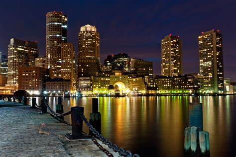 Boston Harbor At Night Flickr Photo Sharing