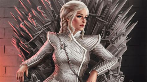 Maybe you would like to learn more about one of these? 1920x1080 Daenerys Targaryen Sitting On Throne Laptop Full ...