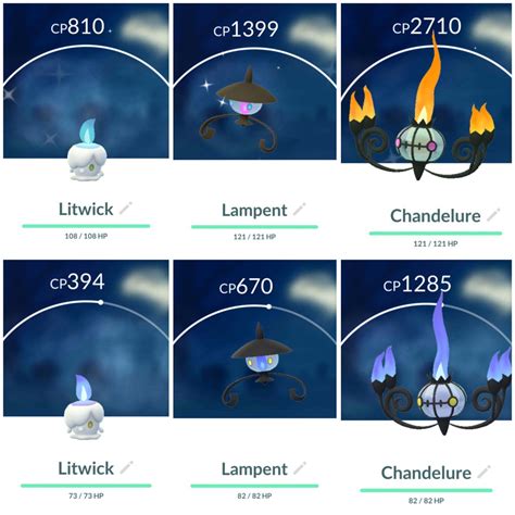 Shiny Litwick Lampent Chandelure Litwick Community Day October 2022