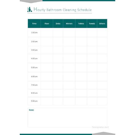 21 Bathroom Cleaning Schedule Templates Pdf Doc Free And Premium