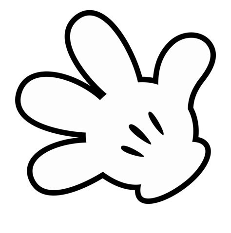 mickey mouse png mickey mouse glove clipart clip art library