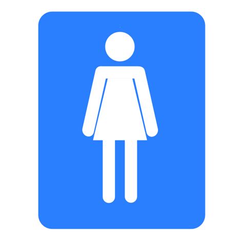 Ladies Bathroom Sign Vector Clip Art Free Svg