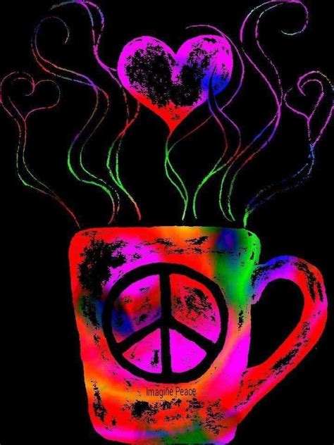 Pin By Sherri Strange On Good Morning Hippies Peace Sign Art