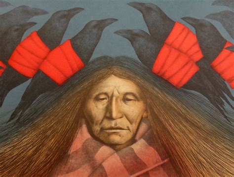 Frank Howell The Crow Messengers Signed And Numbered Lithograph Art