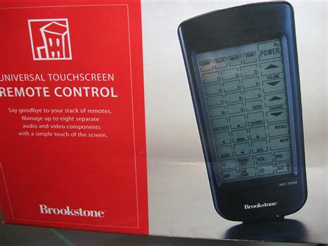 Brookstone Universal Touchscreen Remote Lcd Touch Screen