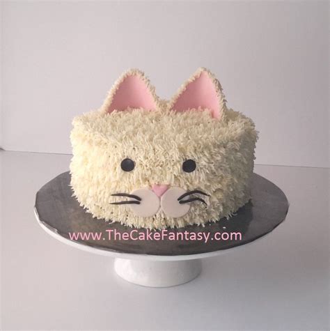 Buttercream Cat Cake Cat Cake Girl Cakes Kids Cake