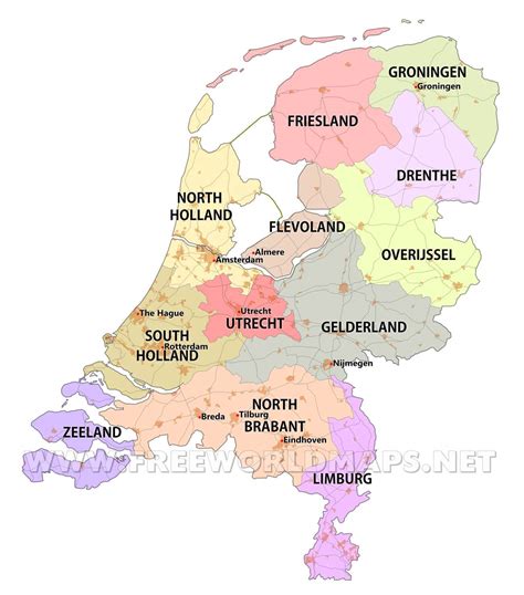 netherlands maps by
