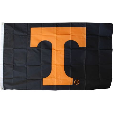 University Of Tennessee 3 X 5 Polyester Flag Black Background