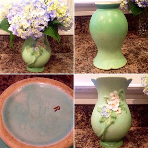 Antique Weller Pottery Vase S Inch Weller Hudson Etsy Vase