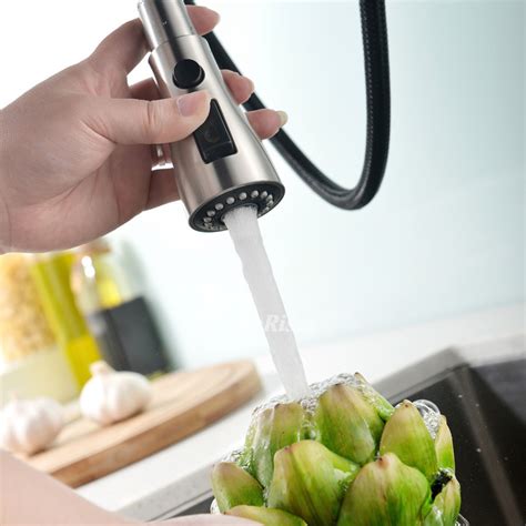 Further enhance your kitchen space, with our range of kitchen sinks, cabinetry pulls and knobs, kitchen accessories and more. Brushed Brass Kitchen Faucet Silver Pull Out Spray ...