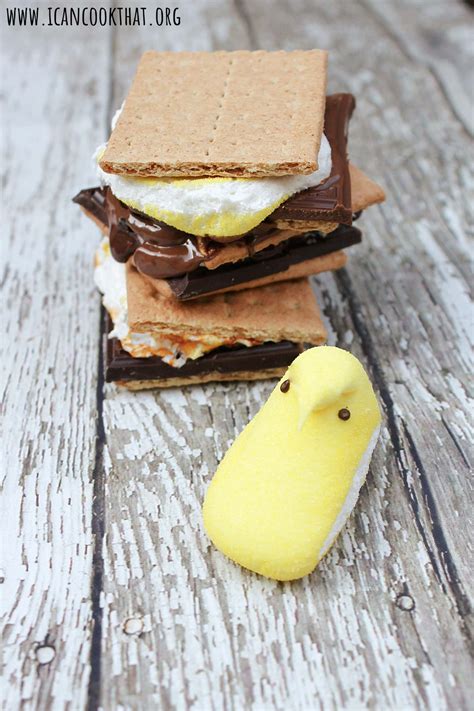 Peeps Smores Recipe I Can Cook That