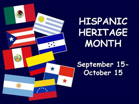 Ppt Hispanic Heritage Month September 15 October 15 Powerpoint Presentation Id5305555