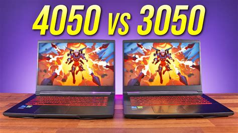 Rtx 4050 Vs 3050 Laptop Comparison 25 Games Tested Youtube