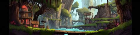 The Image Depicts A 2d Game Environment Stock Illustration