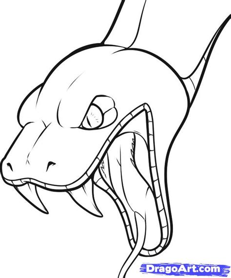 Step 12 How To Draw A Snake Head Draw Snake Heads