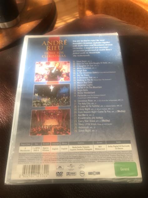 Andre Rieu Home For Christmas The Holidays Dvd 2012 New 602537123322 Ebay