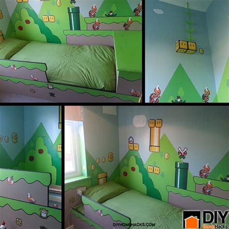 How To Diy Mario Kids Bedroom Ideas With Images Mario Room Kids