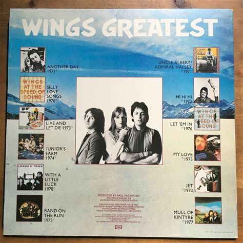 Wings Greatest Hits Lp And Poster Exex Mpl Pctc 256 On Ebid Ireland