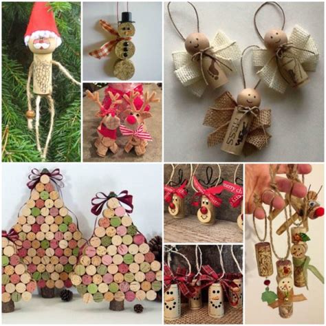 From Scrap Wine Cork Stoppers In Wonderful Diy Christmas Ornaments My