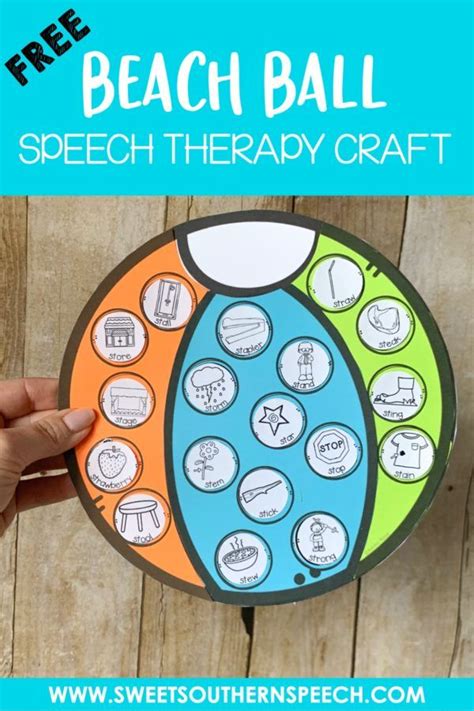 Download This Free Summer Beach Ball Craft To Use With Your Speech