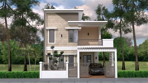 Home Design Plan 7x12m With 4 Bedrooms Plot 8x15