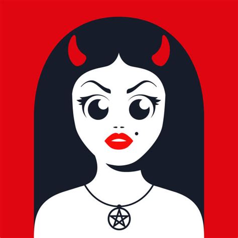 Sexy Devil Woman Cartoon Illustrations Royalty Free Vector Graphics