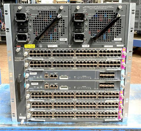 Cisco Catalyst Ws C4507re Entservices With 2x Ws X45 Sup8 E 5x Ws