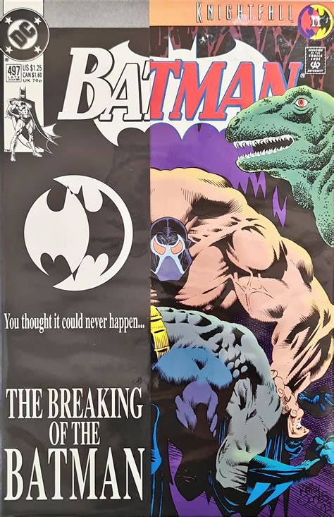 Batman 497 1993 Bane Breaks Batmans Back Key Comic Issue Waleeds
