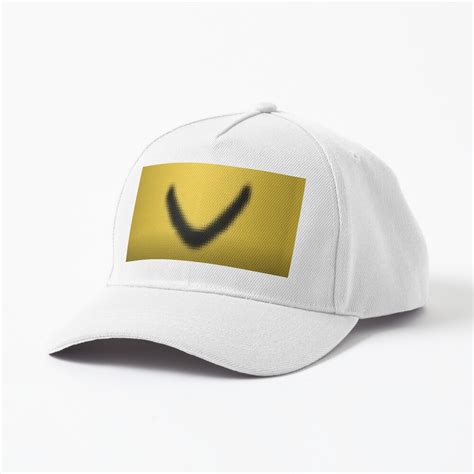 Roblox Noob Face Cap For Sale By Supermario3d1 Redbubble