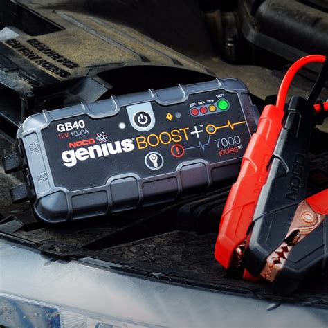Dbpower 600a 18000mah portable car jump starter. Noco Genius Boost Gb40 Gb 40 12v 1000 Ultrasafe Lithium ...