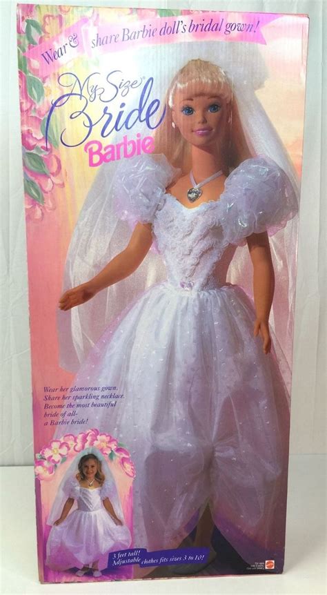Barbie Collection Doll My Size Barbie Bride Barbie 1994 Barbie Bride My Size Barbie Bride