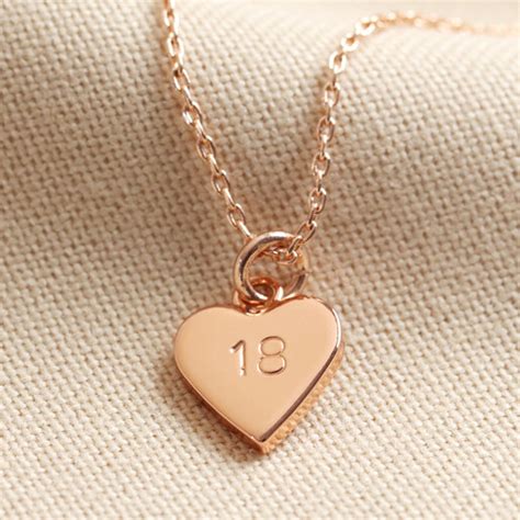 Personalised 18th Birthday Charm Necklace Lisa Angel