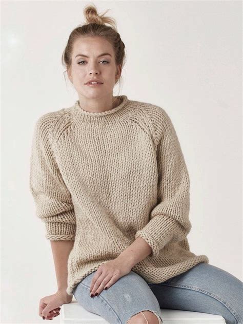 17 Colors Chunky Knit Sweater Bulky Sweater Alpaca Wool Sweater