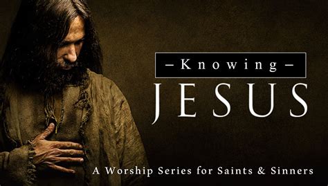 Knowing Jesus 1 Of 6 — Christiansburg Mennonite Fellowship