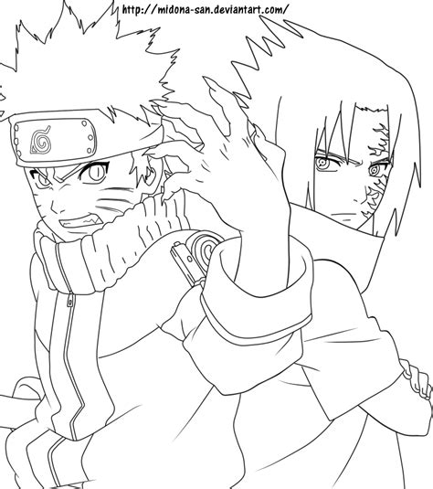Naruto Vs Sasuke Drawing Outline / Download transparent sasuke png for