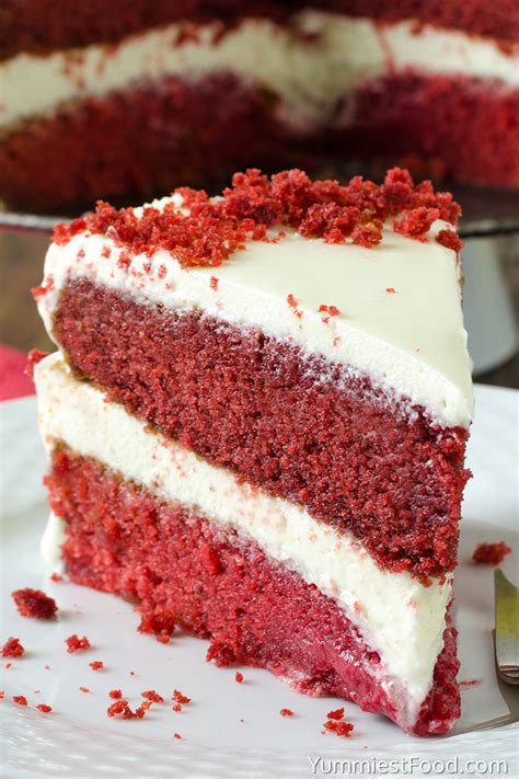 This gives it such a unique flavor and texture but is so simple to put together. Red Velvet Cake - Recipe from Yummiest Food Cookbook
