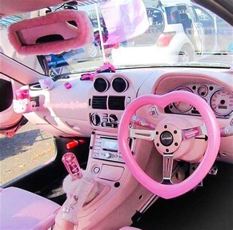Pin By Haile Lidow On Pink Pink Car Accessories Pink Car Girly Car