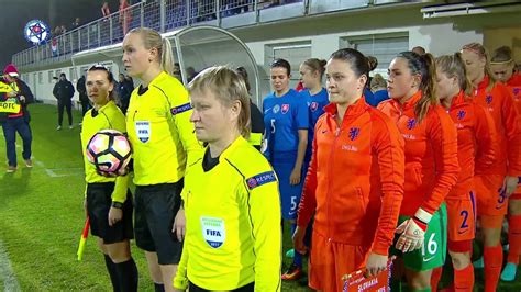 Slovensko je krajina, ktorá leží v srdci európy. Kvalifikačný duel na MS2019 žien - Slovensko - Holandsko ...