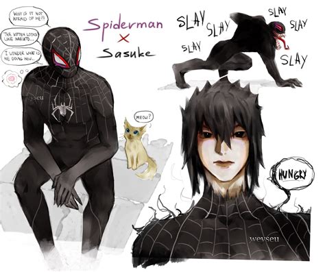 Twilight Moon On Twitter Sasuke As Symbiote Spider Man🕷️