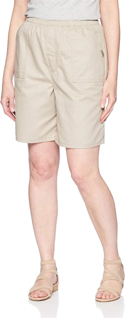 Chic Classic Collection Womens Cotton Pull On Elastic Waist Utility Pocket Bermuda Short At