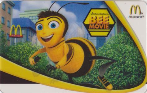 Pin By Mako Chan On Mcdonalds Bee Movie Mcdonalds T Card Bee