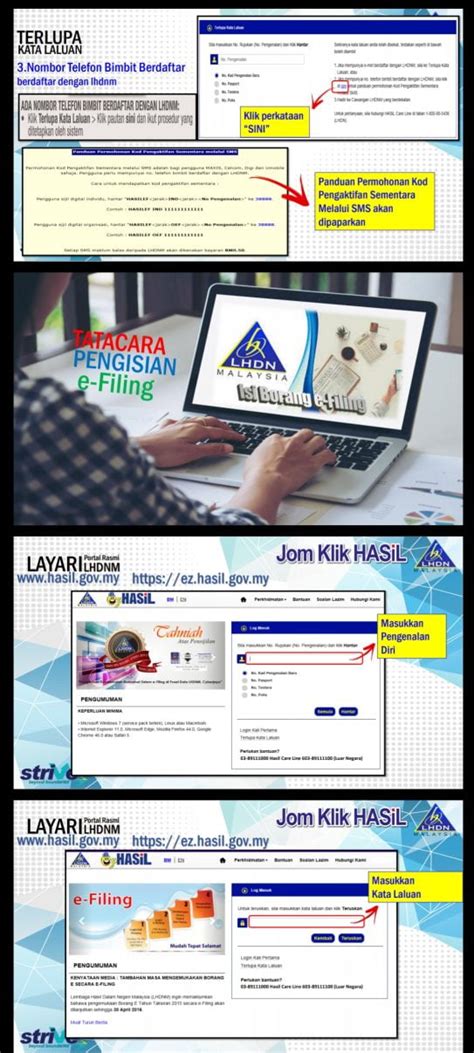 Semak maklumat betul atau tidak. Panduan Ringkas e-Filing 2021 LHDN (Tahun Taksiran 2020 ...