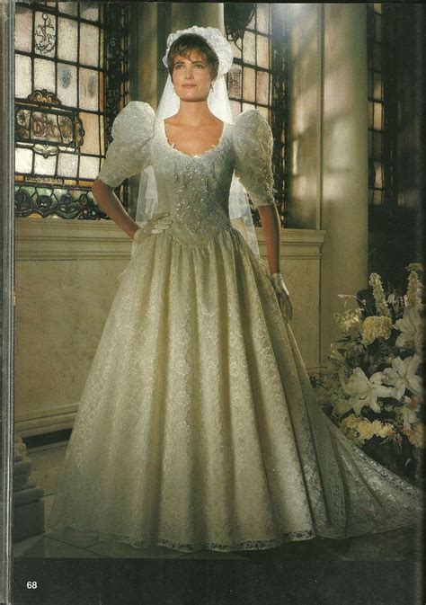 The '90s were full of iconic fashion looks that are making a full comeback today, from chokers, to brown. 186 best images about 1990's wedding gowns & dresses on ...