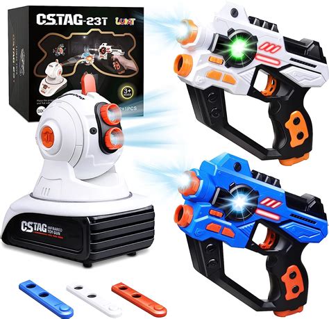 Laser Tag 2 Lazer Toy Gun Of Projector With Digital Led