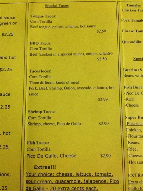 Lynchburg / blue ridge parkway koa. Menu of Tacos Locos in Lynchburg, VA 24502