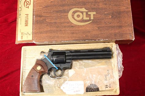 Colt Python 6 Blue 357 Magnum New In Origin For Sale