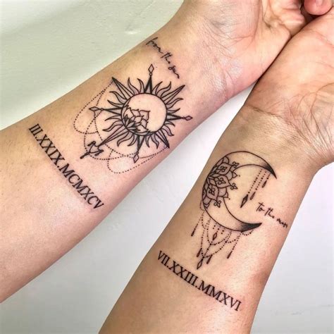 Meaningful And Beautiful Sun And Moon Tattoos Kickass Things Moon